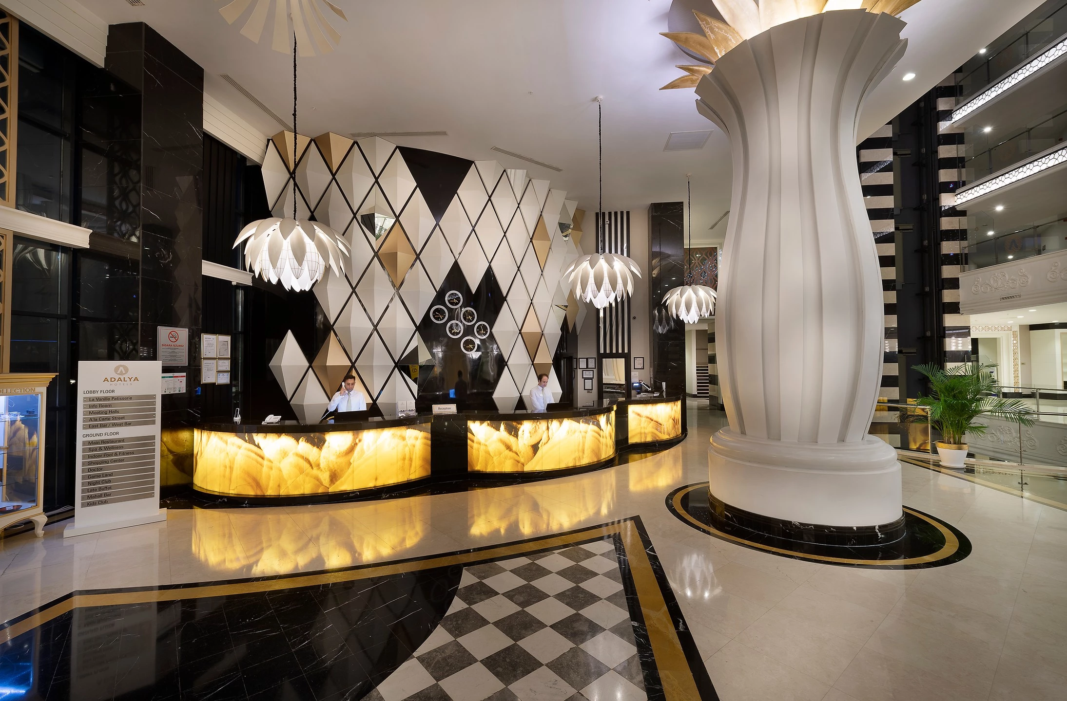 #altIMG Resepsiyon in Hotel# Adalya Elite Lara #altIMG in# Antalya, Türkiye - #altIMG Image# 1