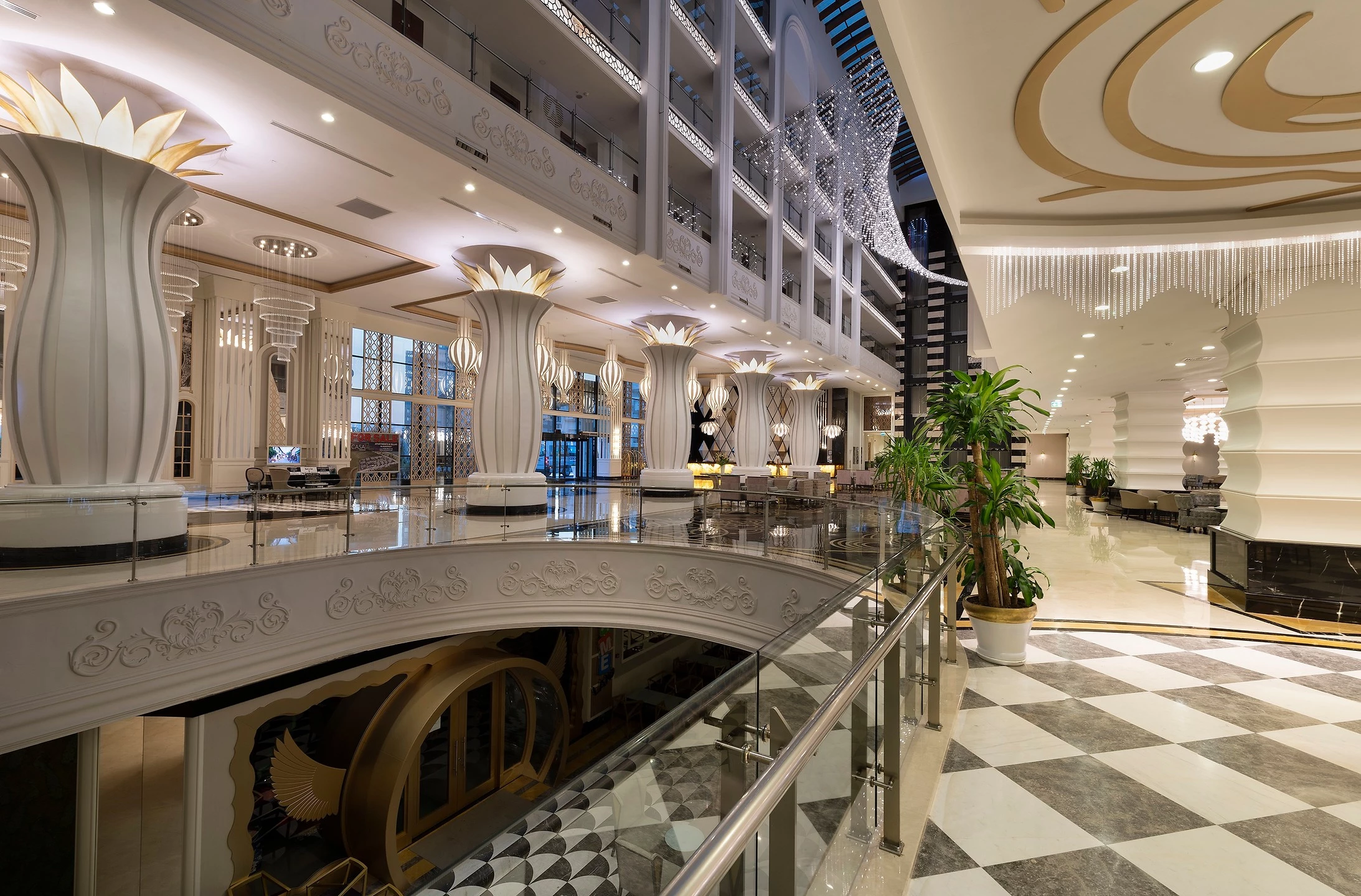 #altIMG Lobi in Hotel# Adalya Elite Lara #altIMG in# Antalya, Türkiye - #altIMG Image# 6