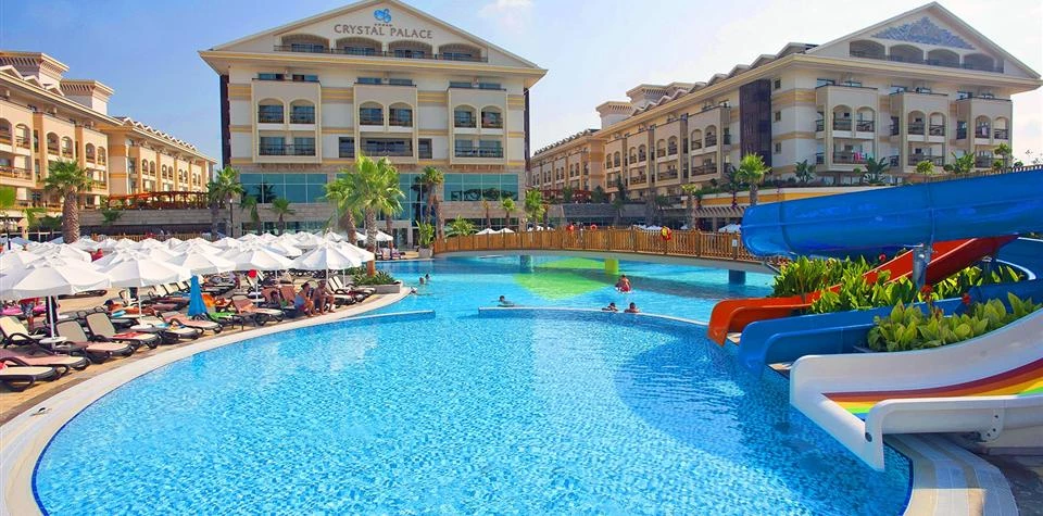 #altIMG Havuz in Hotel# Crystal Palace Luxury Resort #altIMG in# Antalya, Türkiye - #altIMG Image# 7