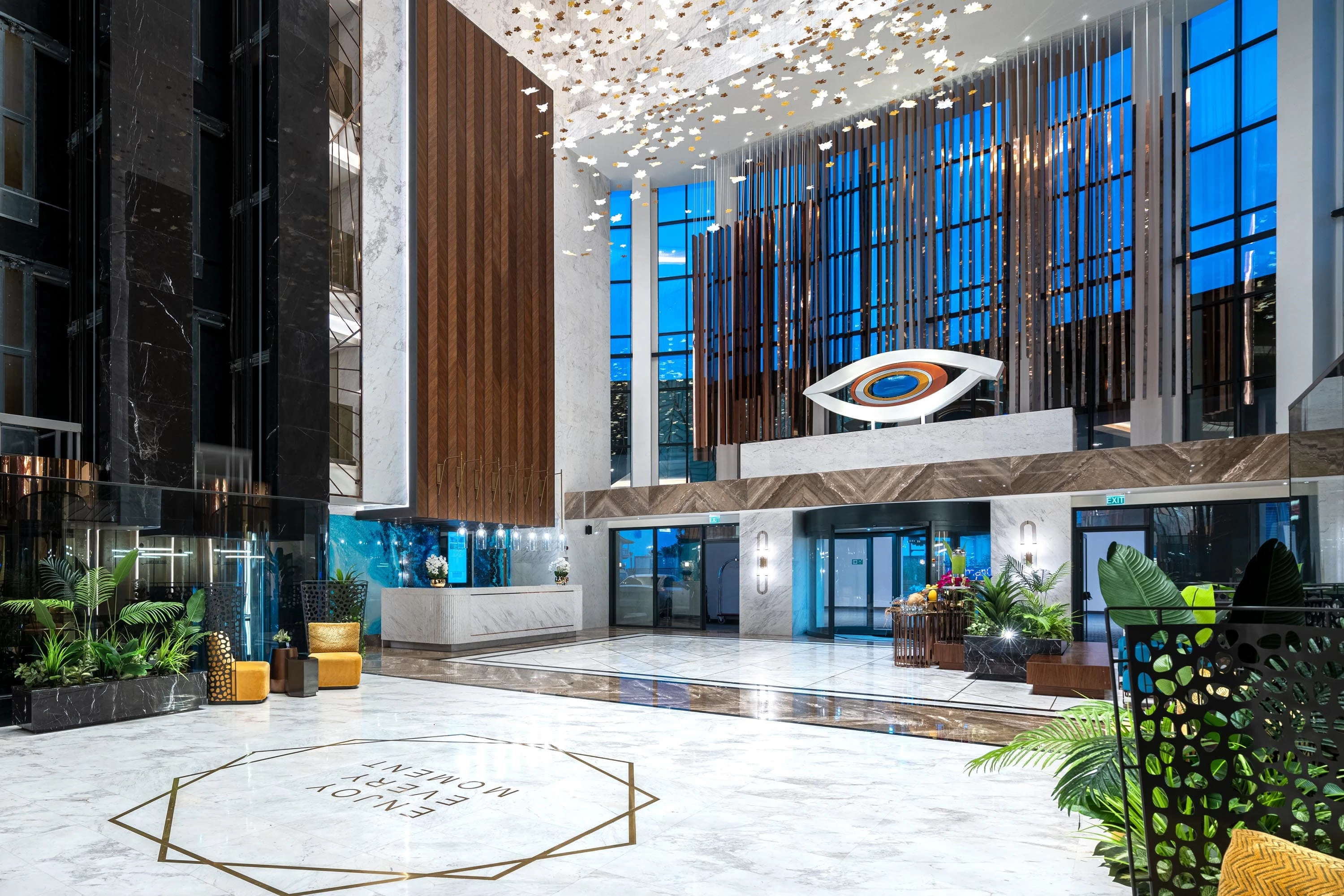 #altIMG Lobi in Hotel# Kirman Calyptus #altIMG in# Antalya, Türkiye - #altIMG Image# 5