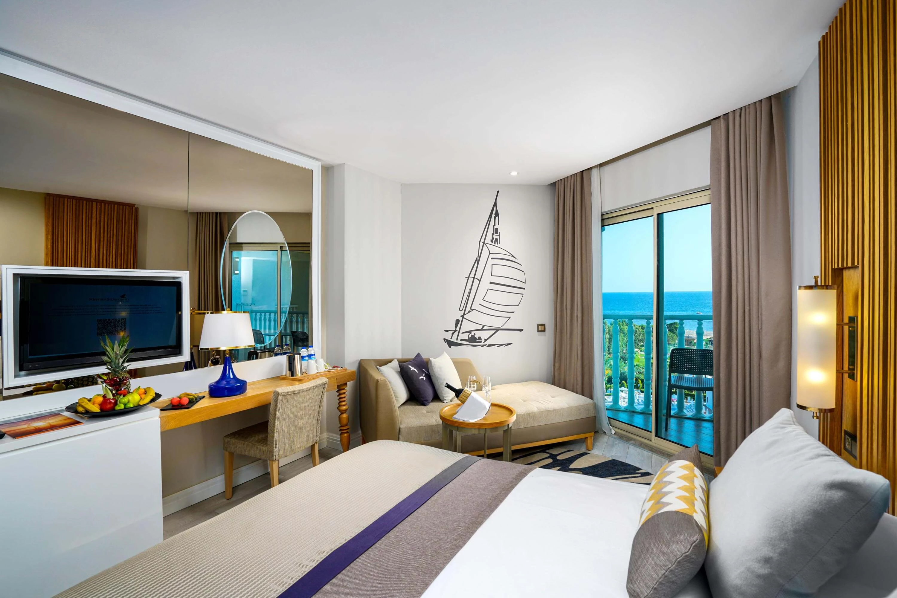 #altIMG Oda in Hotel# Kirman Sidemarin Beach & SPA #altIMG in# Antalya, Türkiye - #altIMG Image# 10