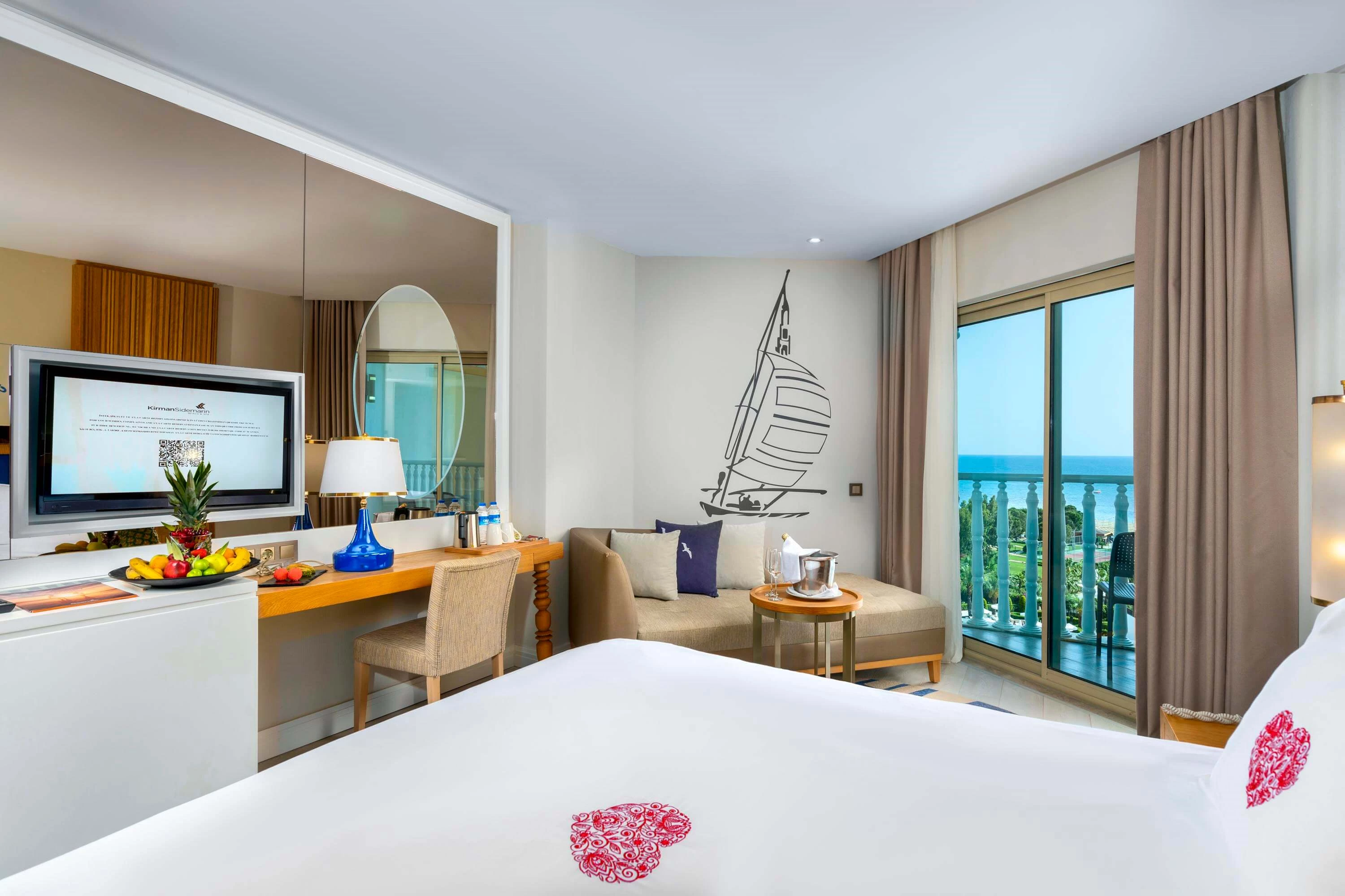 #altIMG Oda in Hotel# Kirman Sidemarin Beach & SPA #altIMG in# Antalya, Türkiye - #altIMG Image# 12