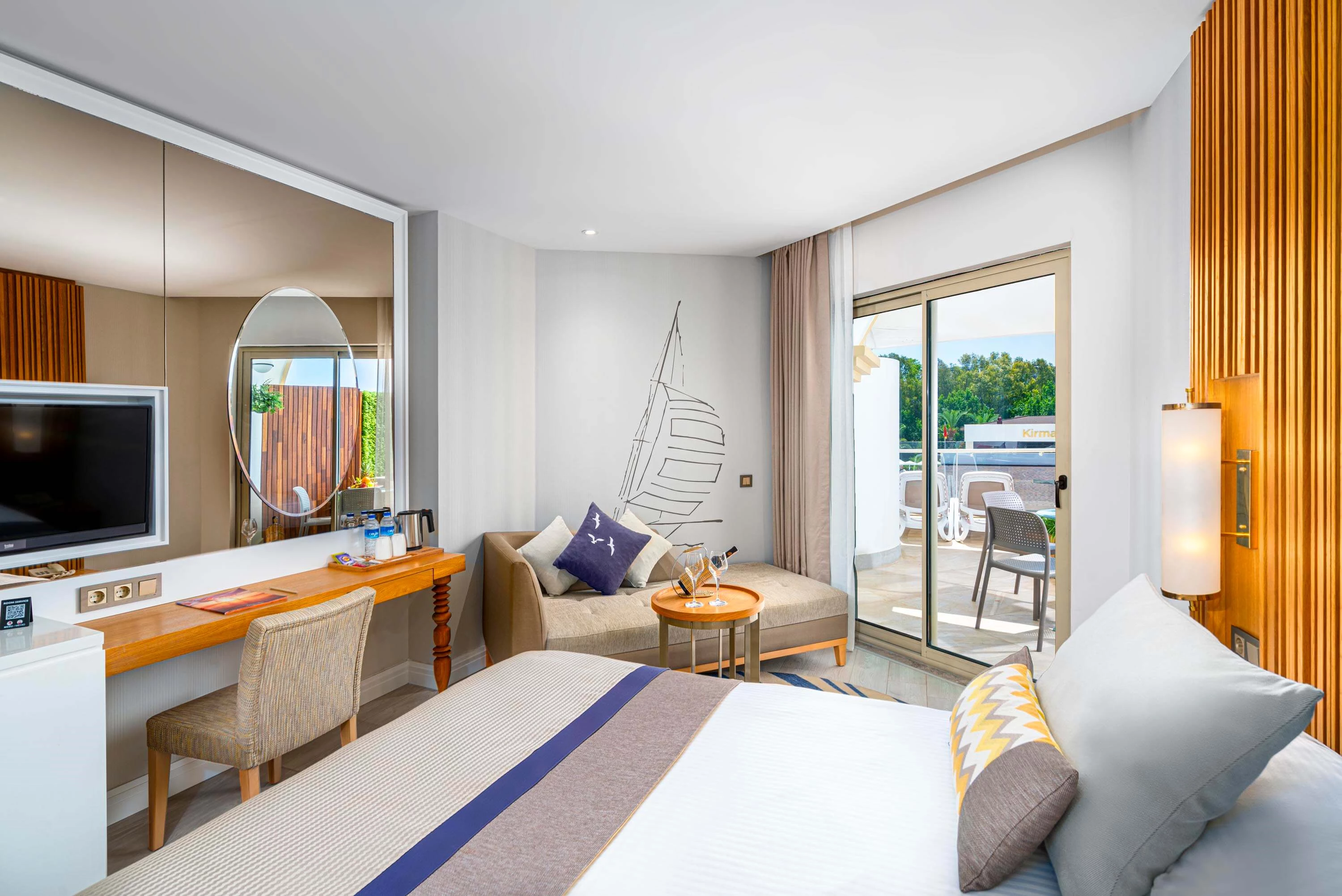 #altIMG Oda in Hotel# Kirman Sidemarin Beach & SPA #altIMG in# Antalya, Türkiye - #altIMG Image# 19