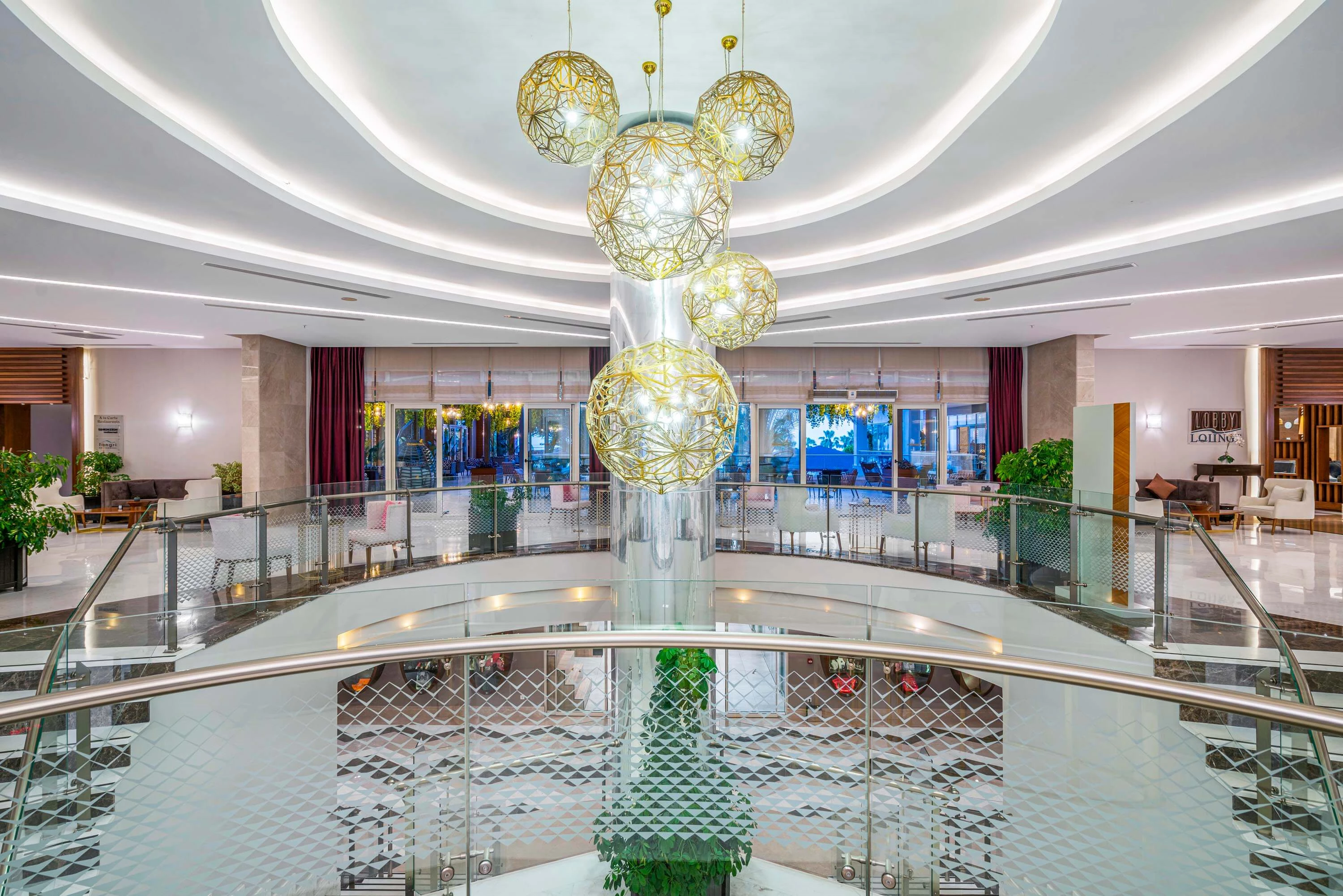 #altIMG Lobi in Hotel# Kirman Sidera Luxury #altIMG in# Antalya, Türkiye - #altIMG Image# 7