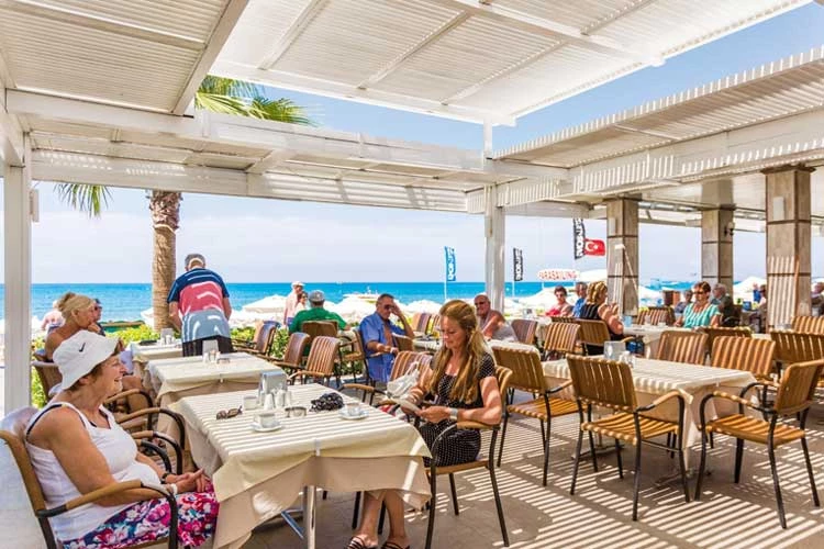 #altIMG Restoran in Hotel# Side Star Beach Otel #altIMG in# Antalya, Türkiye - #altIMG Image# 1